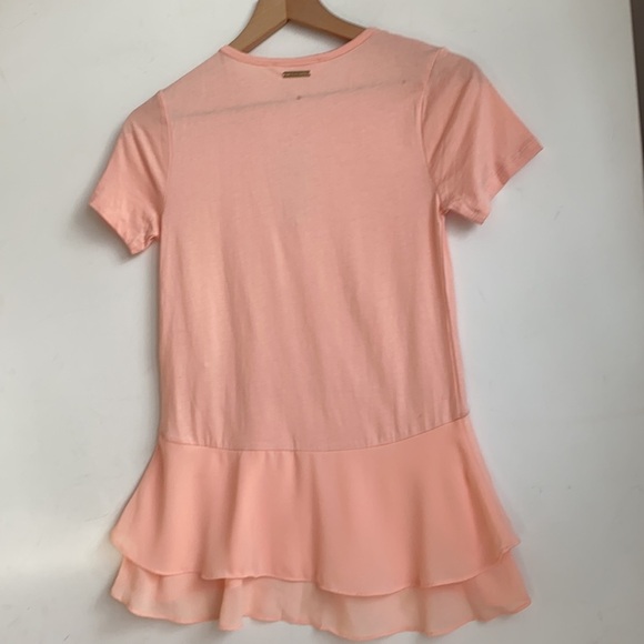 MICHAEL Michael Kors Petite Tiered Peplum-Hem Top - Picture 7 of 9